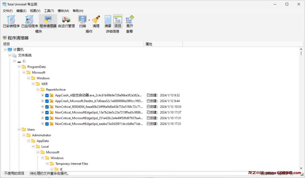 图片[2]-Total Uninstall v7.6.1.677 一款专业软件卸载及安装监视工具，中文专业版-龙之小站资源屋