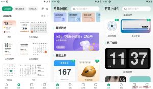 万象小组件 v5.1.17 精美好看的桌面小组件软件，解锁会员版-龙之小站资源屋