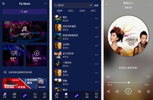安卓丨Fly音乐Plus_1.2.1，无损畅听及下载全网付费音乐-龙之小站资源屋
