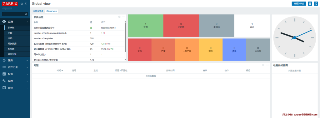 图片[11]-在 CentOS, Rocky, Alma Linux 9 or 8 上轻松安装 Zabbix 6.0或者6.4-龙之小站资源屋