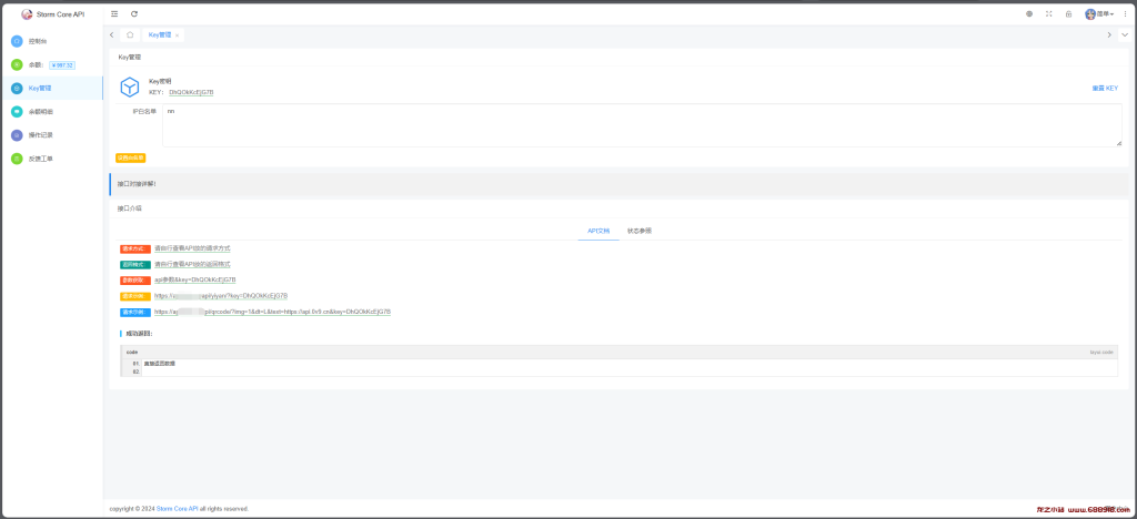 图片[6]-一款强大的api管理系统Storm Core API_V1.1-龙之小站资源屋