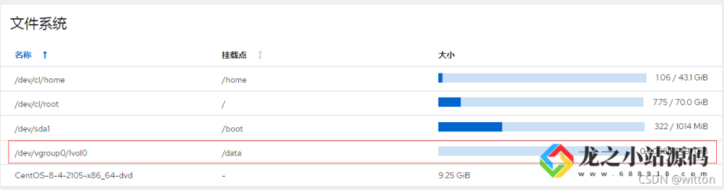 图片[16]-CentOS 8使用Cockpit管理Linux——存储-龙之小站资源屋