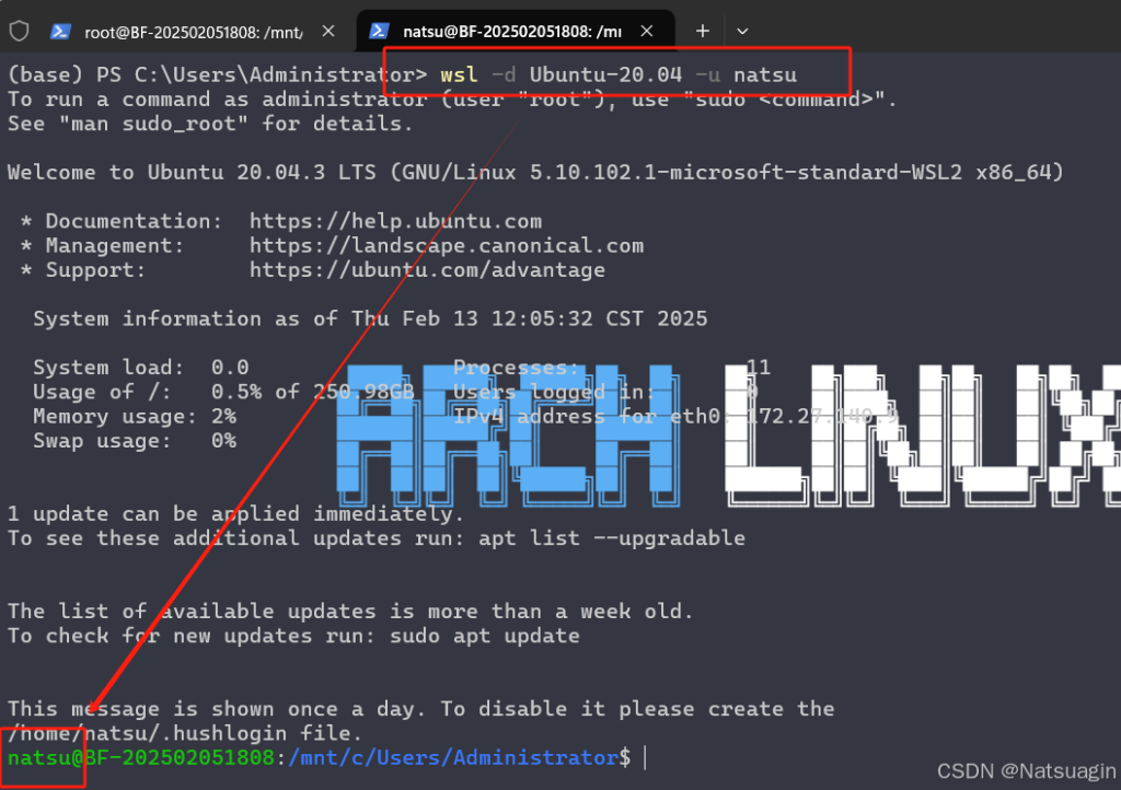 图片[28]-全网最全 Win10/11 系统下 WSL2+Ubuntu20.04 的全流程安装指南-龙之小站资源屋